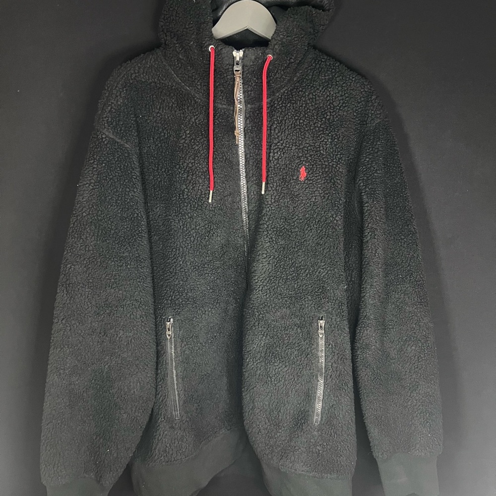 Polo by Ralph Lauren Black Sherpa Jacket